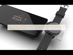 2025 Wireless Fast Watch Charger T316 unterstützt Apple und Samsung Dual Interface Watch Charger