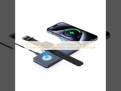 2025 New X8 Apple And Samsung Wireless Charger 15W/10W Wireless Charger Mobiltelefon Klappladeladegerät