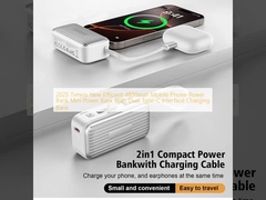2025 Timess Neue effiziente 4800mah Mobiltelefon-Powerbank Mini-Powerbank mit Dual-Type-C-Interface-Ladebank