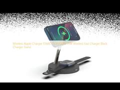 Kabelloses Apple Ladegerät T268C OEM/ODM 15W Kabelloses Schnellladegerät Schwarzer Ladeständer