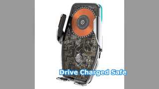 Schnelles kabelloses Kfz-Ladegerät, magnetischer Handyhalter, 15 W